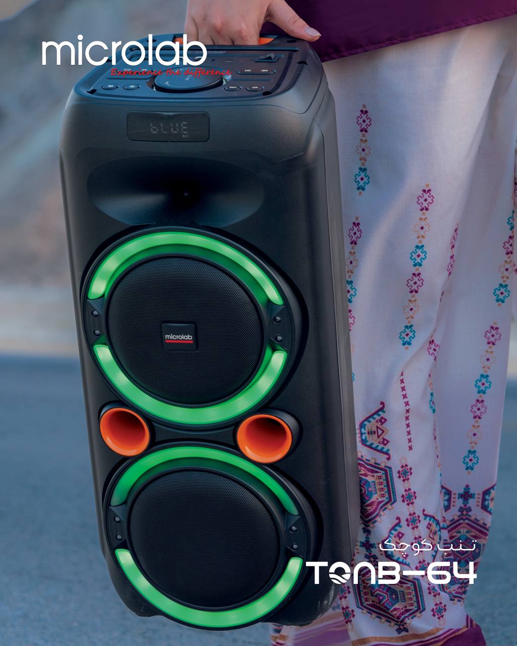 اسپیکر بلوتوثی و قابل حمل tonb 64